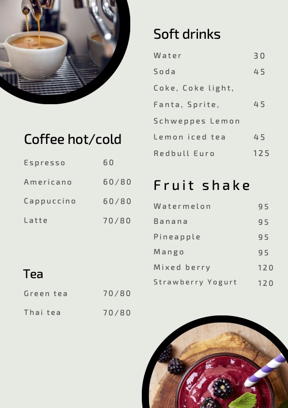 café menu 6 7